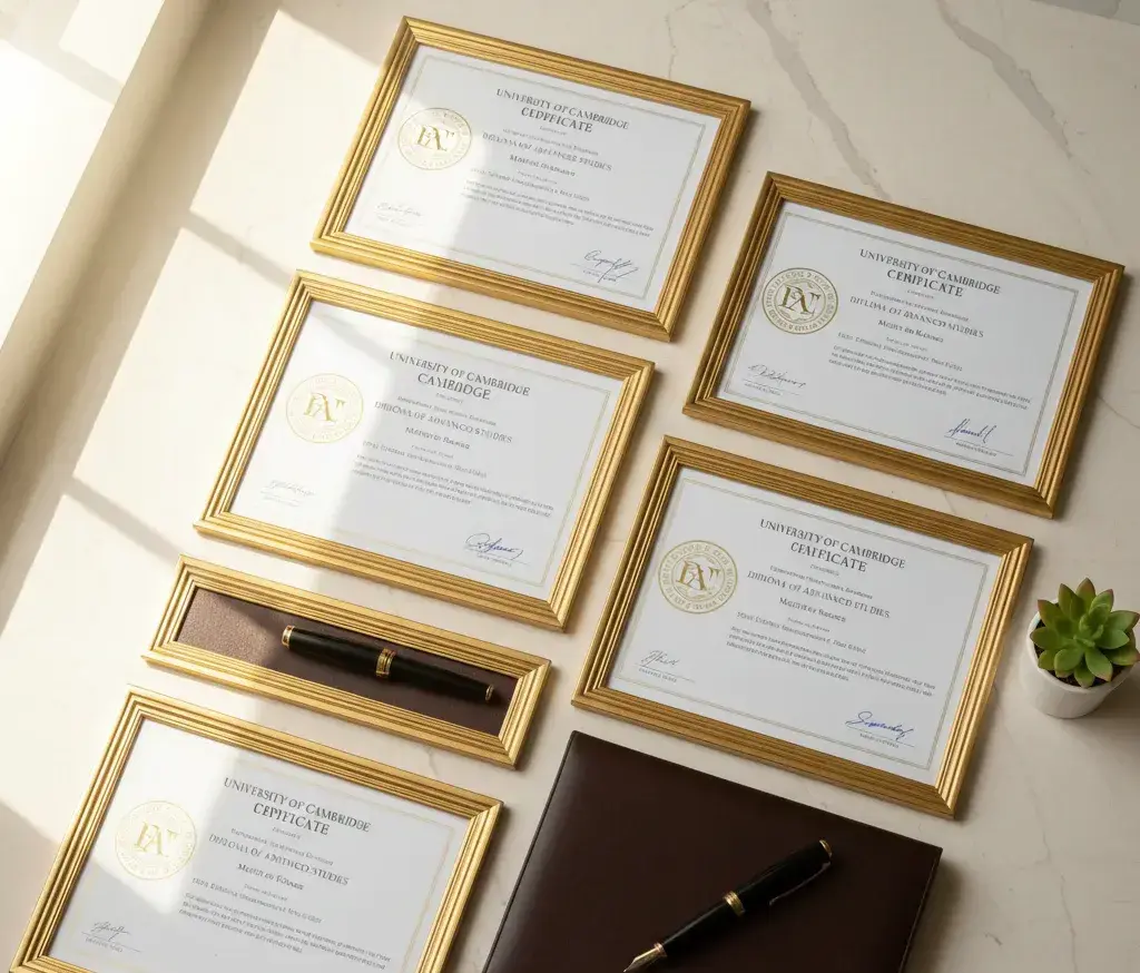 India academic programs - professional certificates and credentials